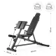 Image 15 for Лавка тренувальна Gymtek XL800 з еспандерами та партою Скотта