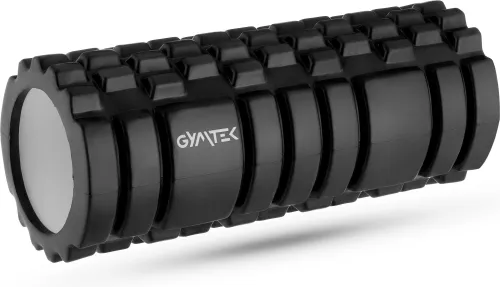 Массажный ролик Gymtek для йоги и фитнеса EVA 33*14см черный