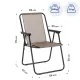 Image 12 for Раскладное туристическое кресло Outtec Breeze Textilene коричневый