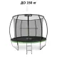 Image 4 for Батут Outtec Premium 12ft (374см) чорно-зелений з внутрішньою сіткою