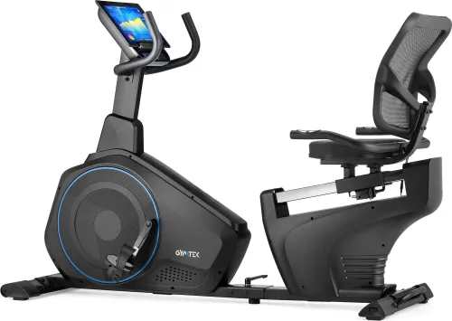 Горизонтальный велотренажер Gymtek XBR6000 электромагнитный синий